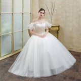Main Wedding Dress 2026 New Bridal Female Senyi Simple French Super Fairy Thin Out Yarn Light Wedding Dress HZ0517