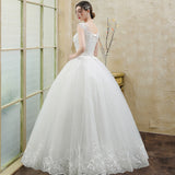 Main Wedding Dress 2026 New Spring Shoulder Bridal Dress Fairy Dream Simple Lineless Wedding Dress HZ0517
