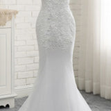 Lew-Back Lace Mermaid Wedding Dress 2026 New Cover Sleeve Wedding Vintage Wedding Small Thin Main Yarn HZ0517
