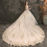 Wedding Women 2026 New Bride Little Tail Luxury Sen Department Net Red French Princess Light Wedding Dress HZ0517