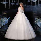 Bride Deep V Simplicity 2025 New Wedding Princess Dream Spring F74 HZ0517