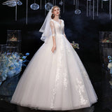 Bride Deep V Simplicity 2025 New Wedding Princess Dream Spring F74 HZ0517
