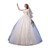 Bride Deep V Simplicity 2025 New Wedding Princess Dream Spring F74 HZ0517