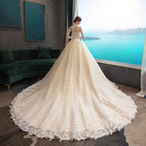 Wedding Dress 2026 New Bridal Breast Elegant Tug-Tail Thin Simple Generous Wedding Yarn Series Light Wedding Dress HZ0517