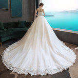 Wedding Dress 2026 New Bridal Breast Elegant Tug-Tail Thin Simple Generous Wedding Yarn Series Light Wedding Dress HZ0517