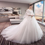 Main Wedding Dress 2026 New Bridal Dress Large Size Thin Tug Princess Dream Fatmm Belly Wedding Dress HZ0517