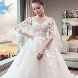 Main Wedding Dress 2026 New Bridal Dress Large Size Thin Tug Princess Dream Fatmm Belly Wedding Dress HZ0517