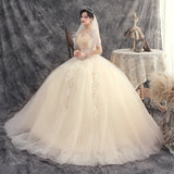 Wedding Dress 2026 New Champagne Bridal Pabridal Simple Main Wedding Dress Super Fairy Temperament Dream Wedding Dress HZ0517