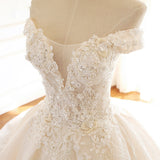 2026 New Elegant Wedding Dress Elegant Thin Shoulder Deep V Wedding Dress Female Court Style Wedding Dress HZ0517