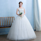 Wedding Dress 2026 New Bridal Handikin Simple Temperament About Thin Sen Neat Size Lace Wedding Dress HZ0517