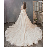 French Light Master Wedding Dress 2026 New Female Bridal Drag-Tailed Super Fairy Hepburn Small Thin Dream Dress HZ0517