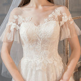 French Light Master Wedding Dress 2026 New Female Bridal Drag-Tailed Super Fairy Hepburn Small Thin Dream Dress HZ0517