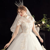 Mori Family Travel Photography Wedding Dress 2026 New Bridal Temperament Small French Thin Princess Wedding Dress HZ0517