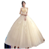 Wedding Dress 2026 New Champagne Bridal Pabridal Simple Main Wedding Dress Super Fairy Temperament Dream Wedding Dress HZ0517