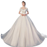 Main Wedding Dress 2026 New Long Tailed Large-Size Bridal Dress Temperament Seny Super Fairy Dream Retro Simple HZ0517