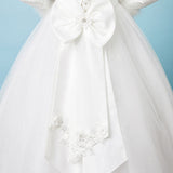 Main Wedding Dress 2026 New Bride Warm White Long Sleeve Thicken French Super Xian Sensian Light Wedding Dress Woman HZ0517