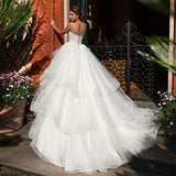 Wedding Dress A Small Shoulder Tail High-Waisted Wedding Dress Sleeveless Strap Simple Temperament Wedding Dress Thin HZ0517