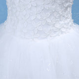 2026 New Bridal Flower Petal Wedding Dress Korean Shoulder-To-Shoulder Wedding Dress T39 HZ0517