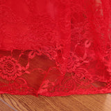 The New Bride's Word Shoulder-To-Shoulder Fish Tail Slim Showing Long And Long Tailed Large-Size Red Wedding Dress Direct Y02 HZ0517