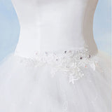 Wedding Dress 2026 New Bridal Wedding Dress Large Size Round Collar Shoulder Lace Wedding Dress T50 HZ0517