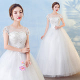 Wedding Dress 2025 New Shoulder Bridal Wedding Dress Shoulder Lace Wedding Dress T51 HZ0517