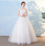 Wedding Dress 2026 New Bridal Wedding Dress Large Size Round Collar Shoulder Lace Wedding Dress T50 HZ0517