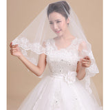Bridal Head Yarn Korean Lace Lace Long Yarn 1.5 Meters Head Yarn Wedding Tail White Head Yarn Wedding Accessories HZ0517