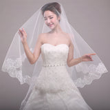 Bridal Head Yarn Korean Lace Lace Long Yarn 1.5 Meters Head Yarn Wedding Tail White Head Yarn Wedding Accessories HZ0517