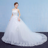 2025 New Brao-Shaped Shoulder Luxury Super Fairy Dream Thin Lace Big Tail Wedding Dress HZ0517