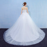 Special Price Tailed Wedding Dress 2025 New Wedding Dress Shoulder Bra Simple Thin Super Fairy Dream Big Tail HZ0517