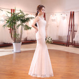 Wedding Dress With Fishtail 2025 New Brides Shoulder-To-Shoulder Simple Slimming Spring Girl Y04 HZ0517