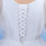 Direct Sales 2026 New Korean Bridal Wedding Dress A Word Shoulder Pregnancy High-Waisted Woman Wedding Dress T41 HZ0517