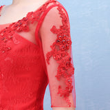 Direct Sales 2025 New Bridal Wedding Dress Shoulder-To-Shoulder Red Wedding Dress T47 HZ0517