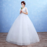 Direct Sales 2026 New Korean Bridal Wedding Dress A Word Shoulder Pregnancy High-Waisted Woman Wedding Dress T41 HZ0517