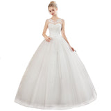 2025 White Wedding Dress Lace Size Bridal Dress Korean Version Of The Dream Bratos White Simple HZ0517