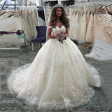 One-Word Shoulder Temperament Wedding Dress Dress 2026 New Shoulder Lace Dress Dress Wedding Dress HZ0517