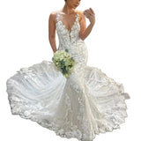 Wedding Dress 2026 Lace Bridal Wedding Dress Sexy White Sling HZ0517