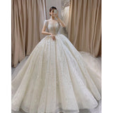Starry Sky French Main Wedding Dress 2026 New Bridal Temperament High-End Luxury Heavy Industry Tail Court Style High Sense HZ0517