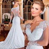 Deep V Wedding Dress Small Tail New Bridal Wedding Dress Fashion Temperament 2026 New Wedding Dress HZ0517