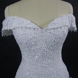 Real Shooting Crystal Mermaid Wedding 2026 New Slim Shoulder Thin Fish Tail Supply HZ0517