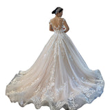 Wedding Dress 2026 New Bride Sexy Sleeveless Court Style Shoulder Big Tail Texture Main Wedding Dress Spring HZ0517