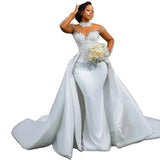 Heavy Industry Nail Perspective Fishtail Wedding Dress Big Drag Tailded Ding Noodles Main Wedding Dress 2026 Wedding Dress HZ0517