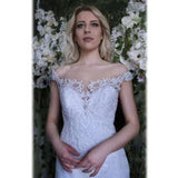 Wedding Dress 2026 New Shoulder Wedding Dress Sexy Lace Long Tail Wedding Dress Spring HZ0517