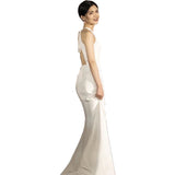 Hanging Neck Light Wedding Dress Simple Small Man Mori Bare Back Engagement Dress Can Usually Wear A Certificate To Register A Small White Dress Woman HZ0517