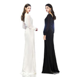 Dress Women's Banquet Evening Dress 2025 New Slim Red Temperament Host Dress Simple And Generous HZ0517