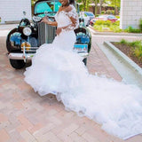 2026 New Bridal Yarn Wedding Dress Big Tail Sexy Fashion New Temperament Main Yarn HZ0517