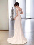 French-Style Seduced Light Wedding Dress Bride Senior Sense Small Simple Sen Tie Slings Go Out Yarn Fishtail White Dress Dress HZ0517