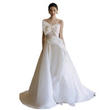 Small Light Wedding Dress Bride 2026 New Travel Photography Sen Series Super Fairy Dream Dress Bras Welcome To Go Out Yarn HZ0517