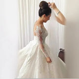 New Deep V Sexy Bride Wedding Dress Simple Atmosphere Thin Body Year 2026 Fashion Ocean HZ0517