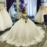 Star Of The Same 2026 New Women's Lace Long-Sleeved Long-Sleeved Wedding Dress HZ0517